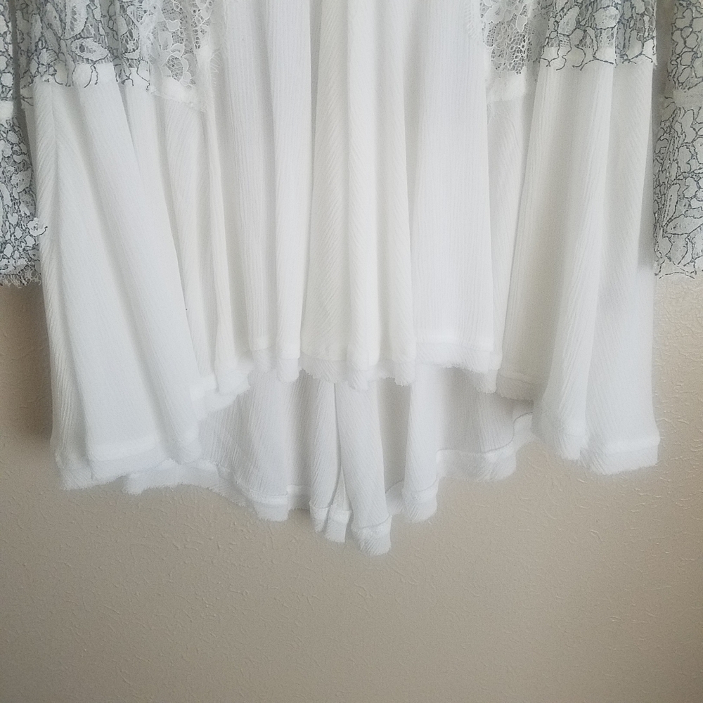 đź’ĄSOLDđź’ĄFree People Tell Tale Lace Tunic Dress S - Picture 10 of 12
